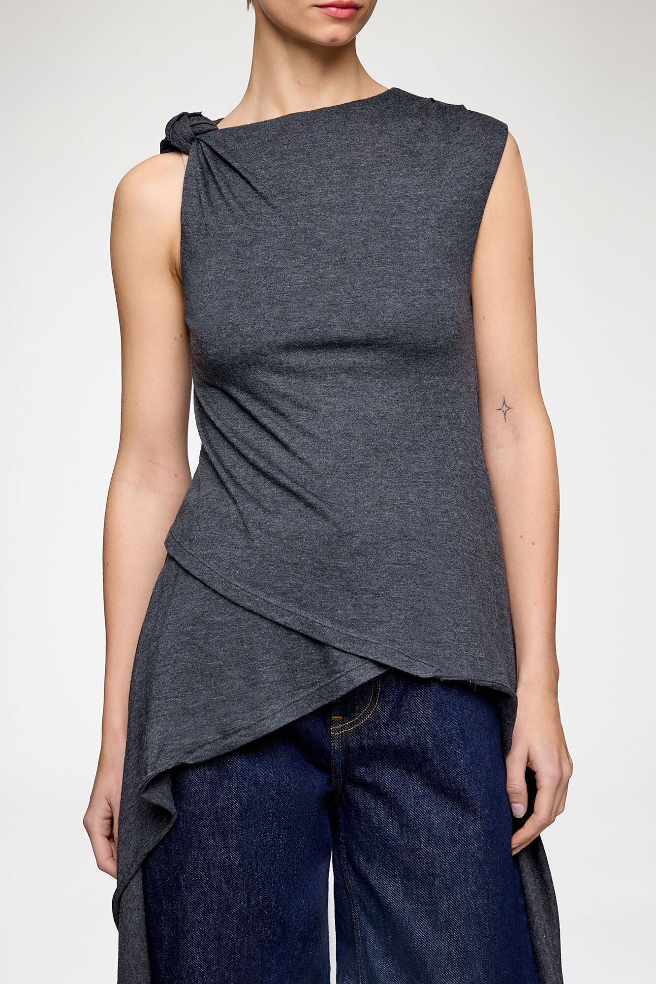 Top Modal Jersey Grey