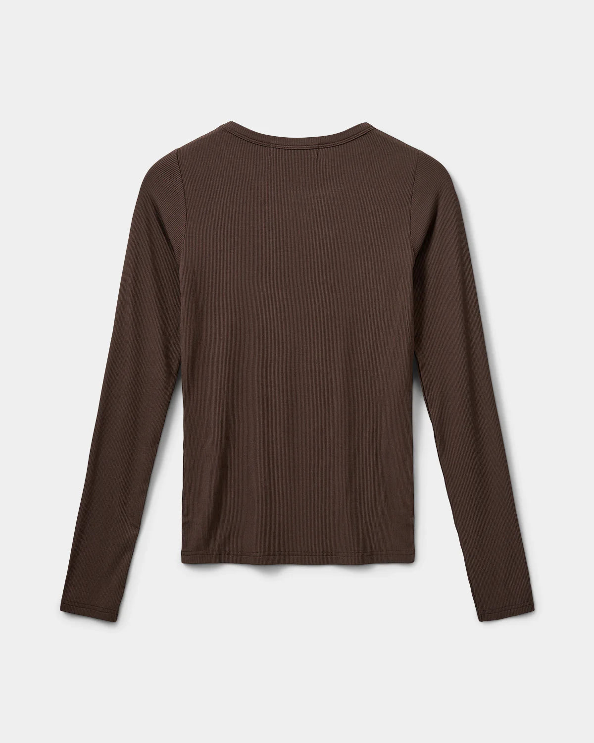 T-shirt Sofie Longsleeve Fudge Brown