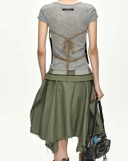 Skirt Upside-Down Khaki