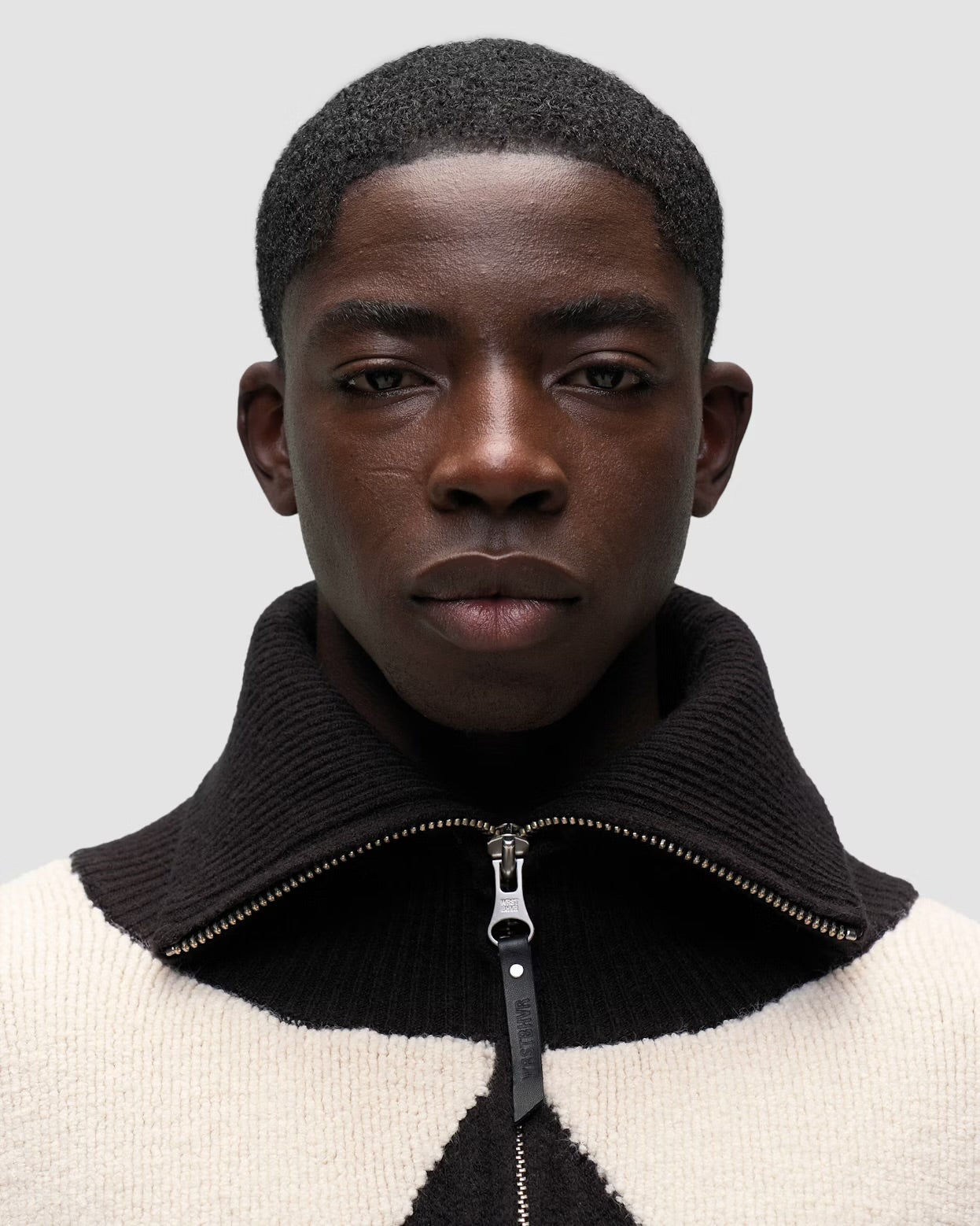 Jacket Yaman Knit Black/Gray