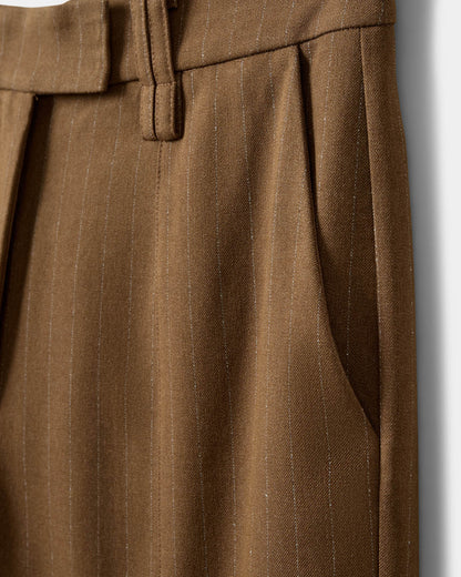Pants Amila Pinstripe Brown