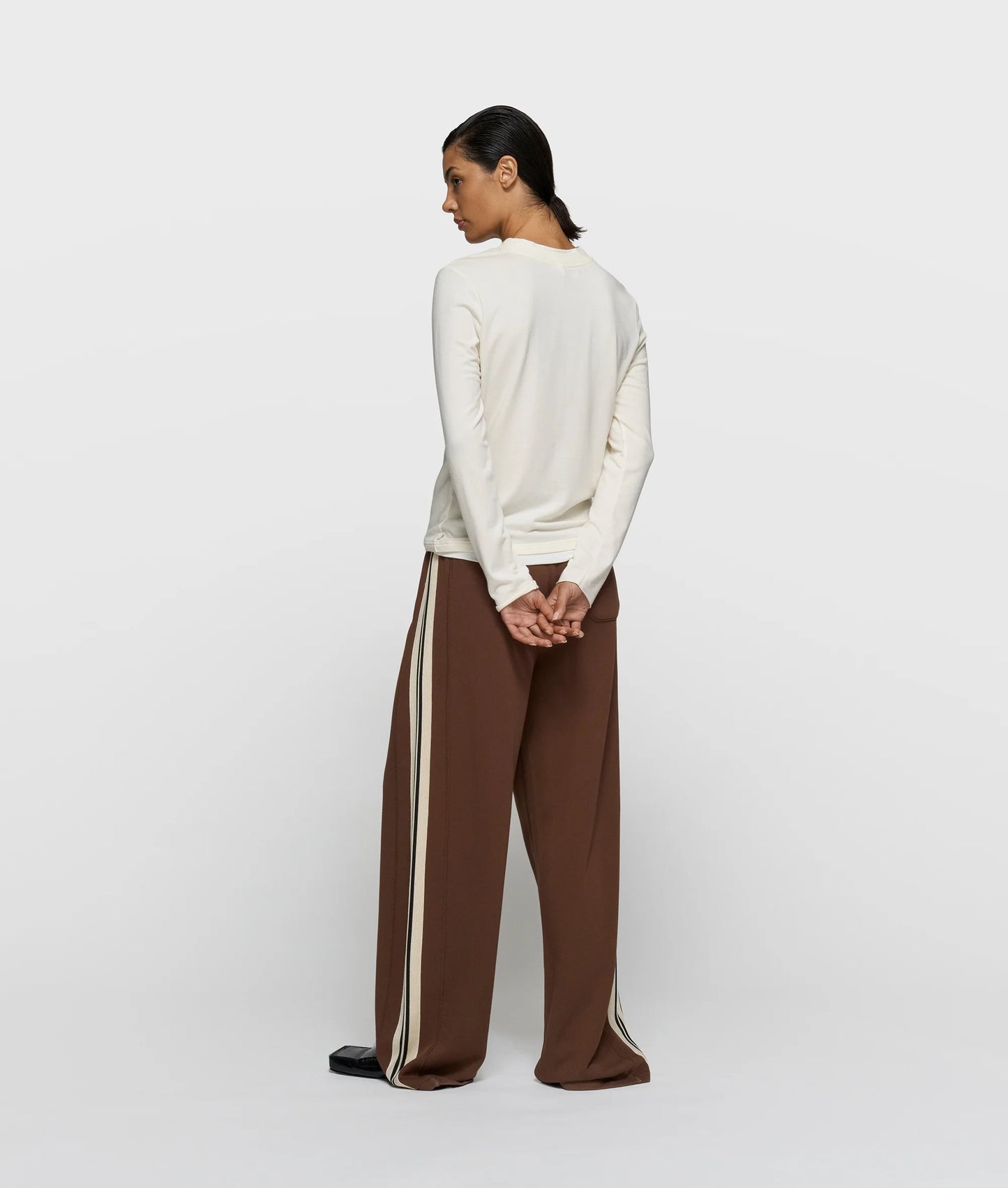 T-shirt Double Longsleeve Pearl Cream