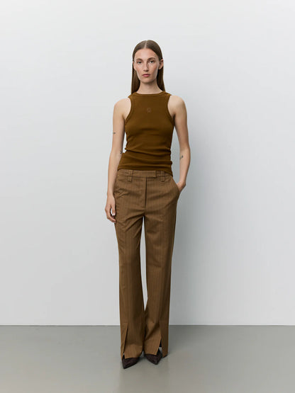 Pants Amila Pinstripe Brown
