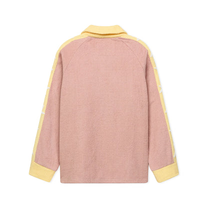Shirt Rugby Terrycloth Star Pink