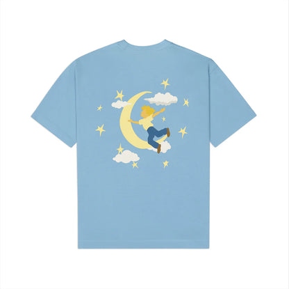T-shirt Boy Moon Blue