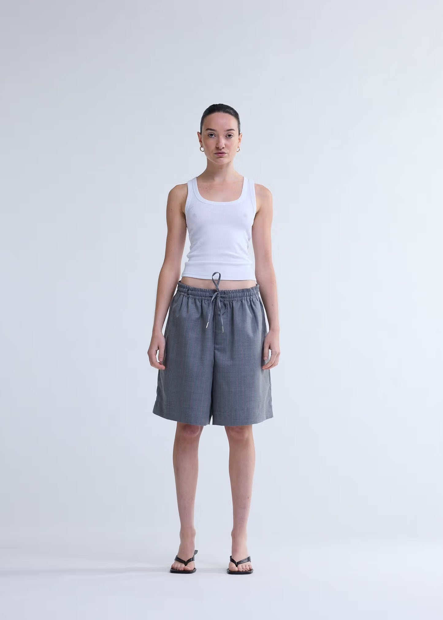 Shorts Work Grey & Pink