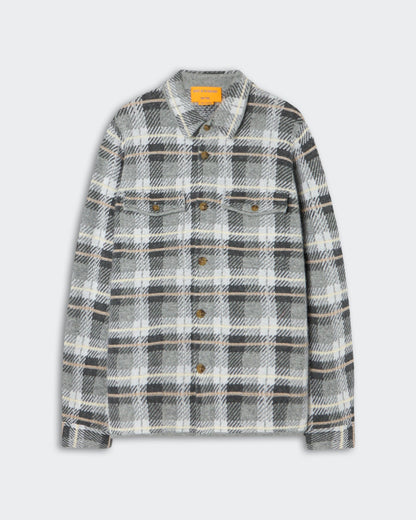 Shirt Plaid Work Heather Grey