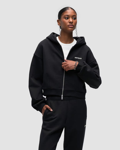Hoodie Eria V2 Zip Jet Black