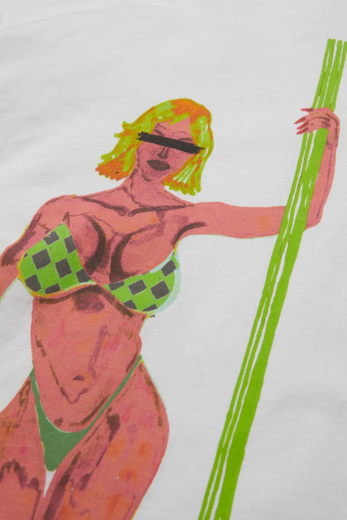 T-shirt Lap Dance Longsleeve White