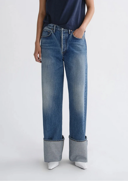 Jeans Big Cuff Blue