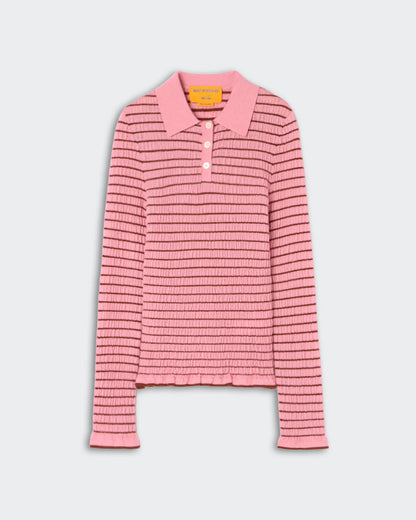 T-shirt Shrunken Polo Pink
