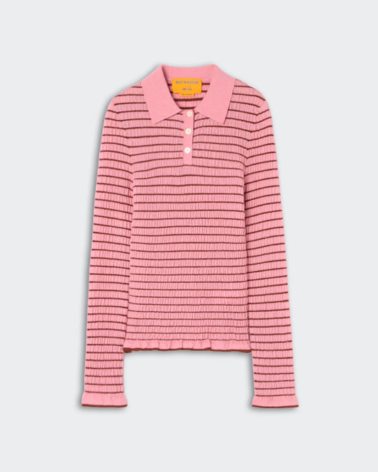 T-shirt Shrunken Polo Pink
