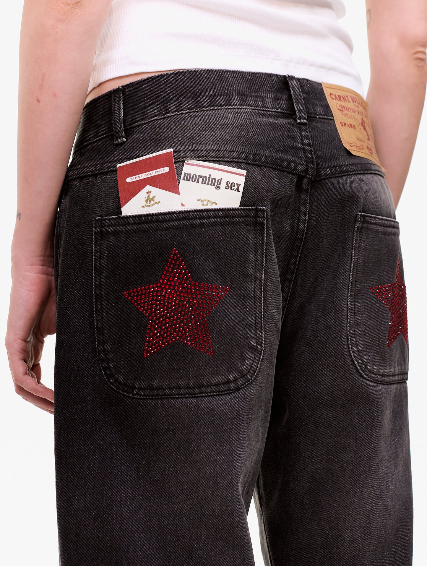 Džíny Lucky Stars šedočerné