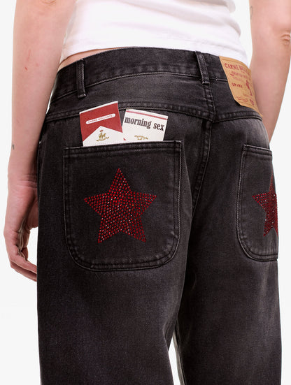Džíny Lucky Stars šedočerné