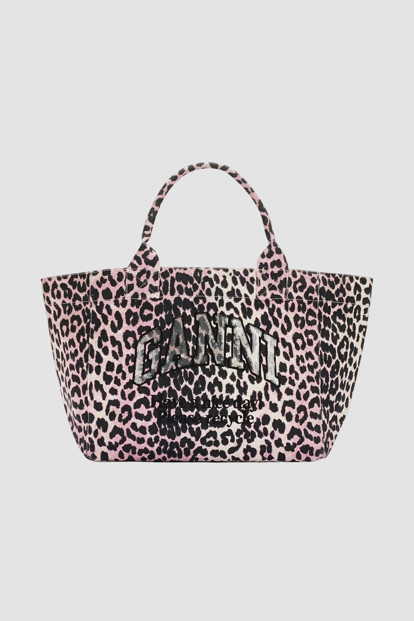 Bag Tote Medium Mauve Leopard