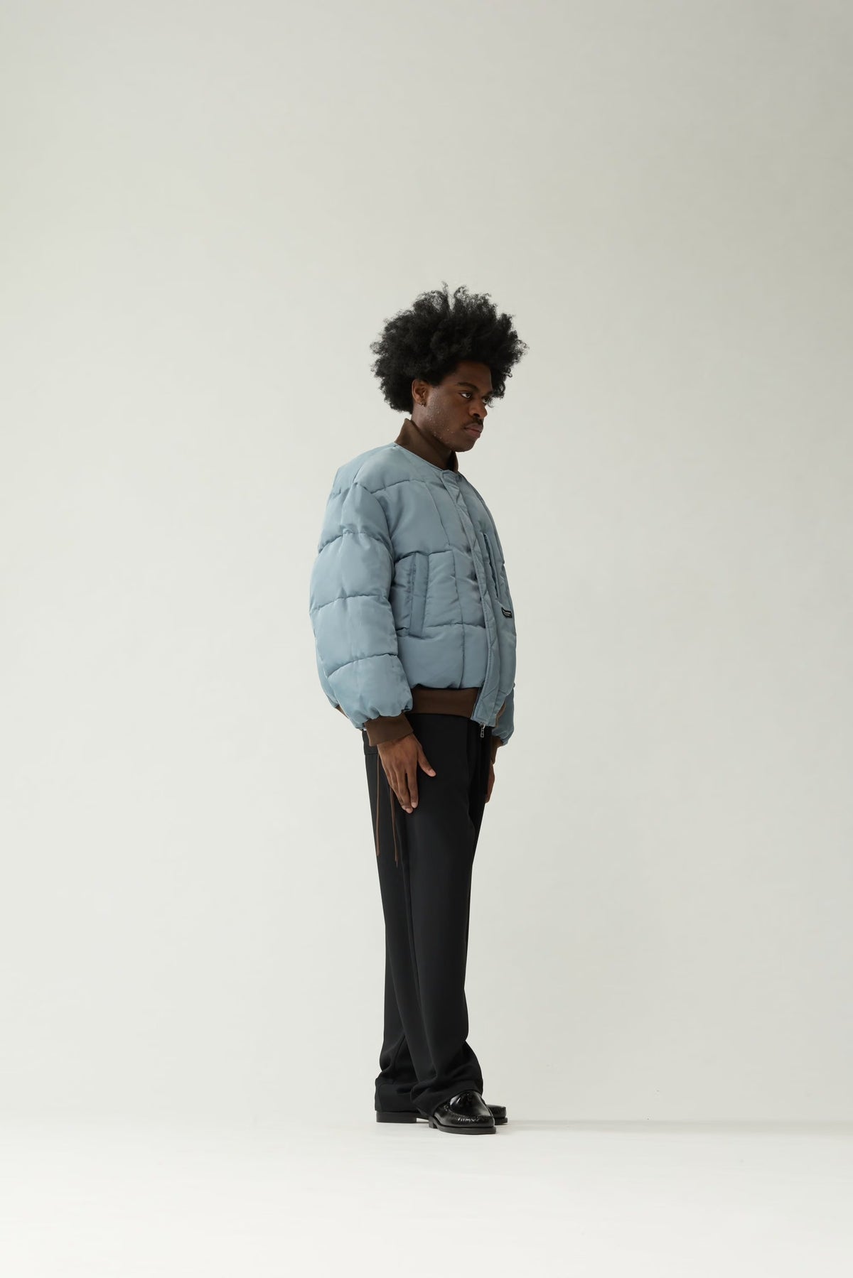 Jacket Bomber Reversible Brown&Blue