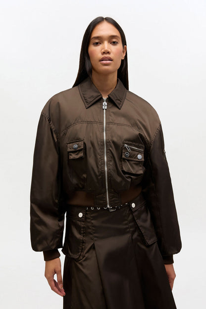 Bomber Jacket Duchesse Brown