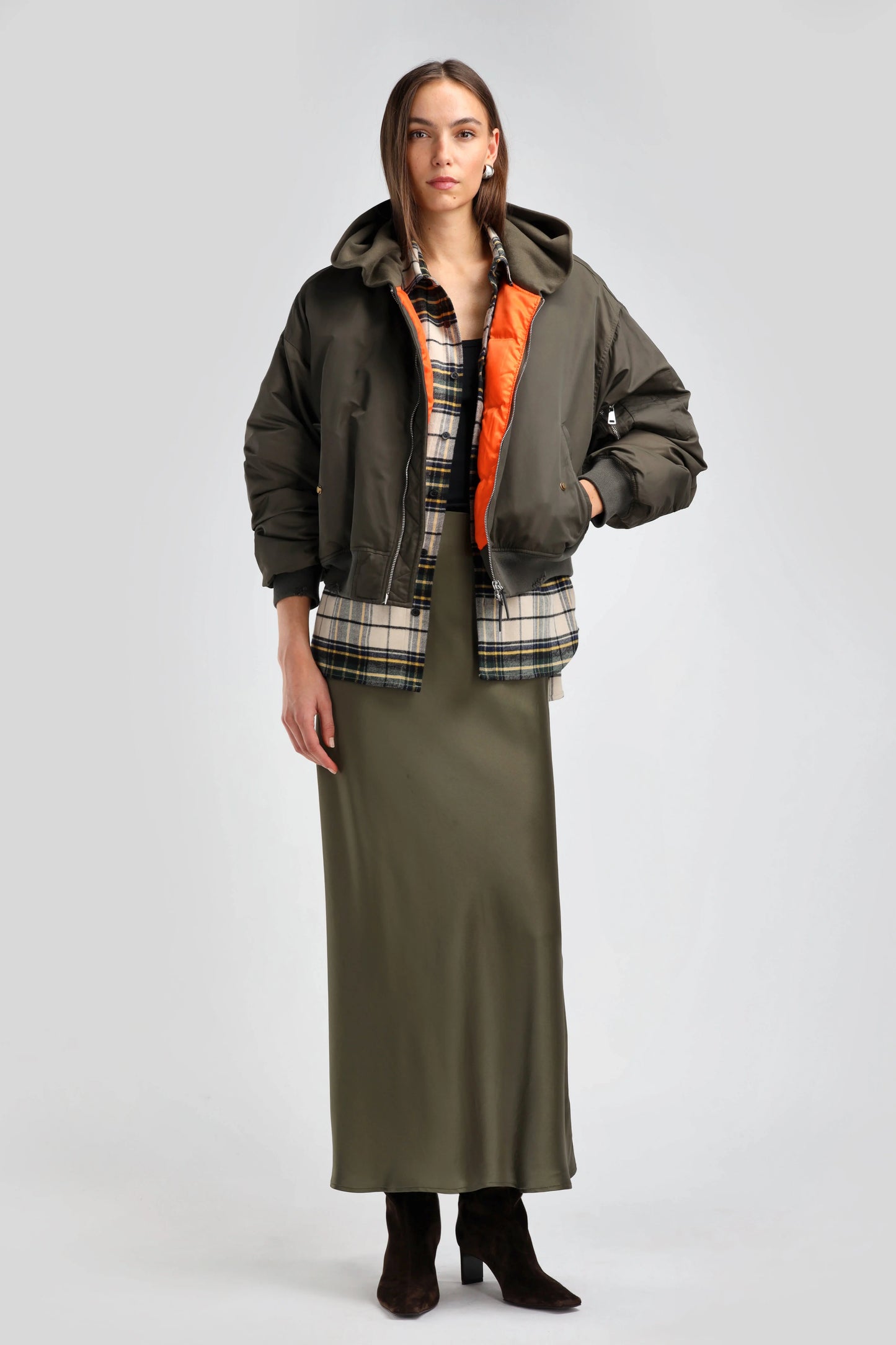 Bomber Jacket The Getty Olive