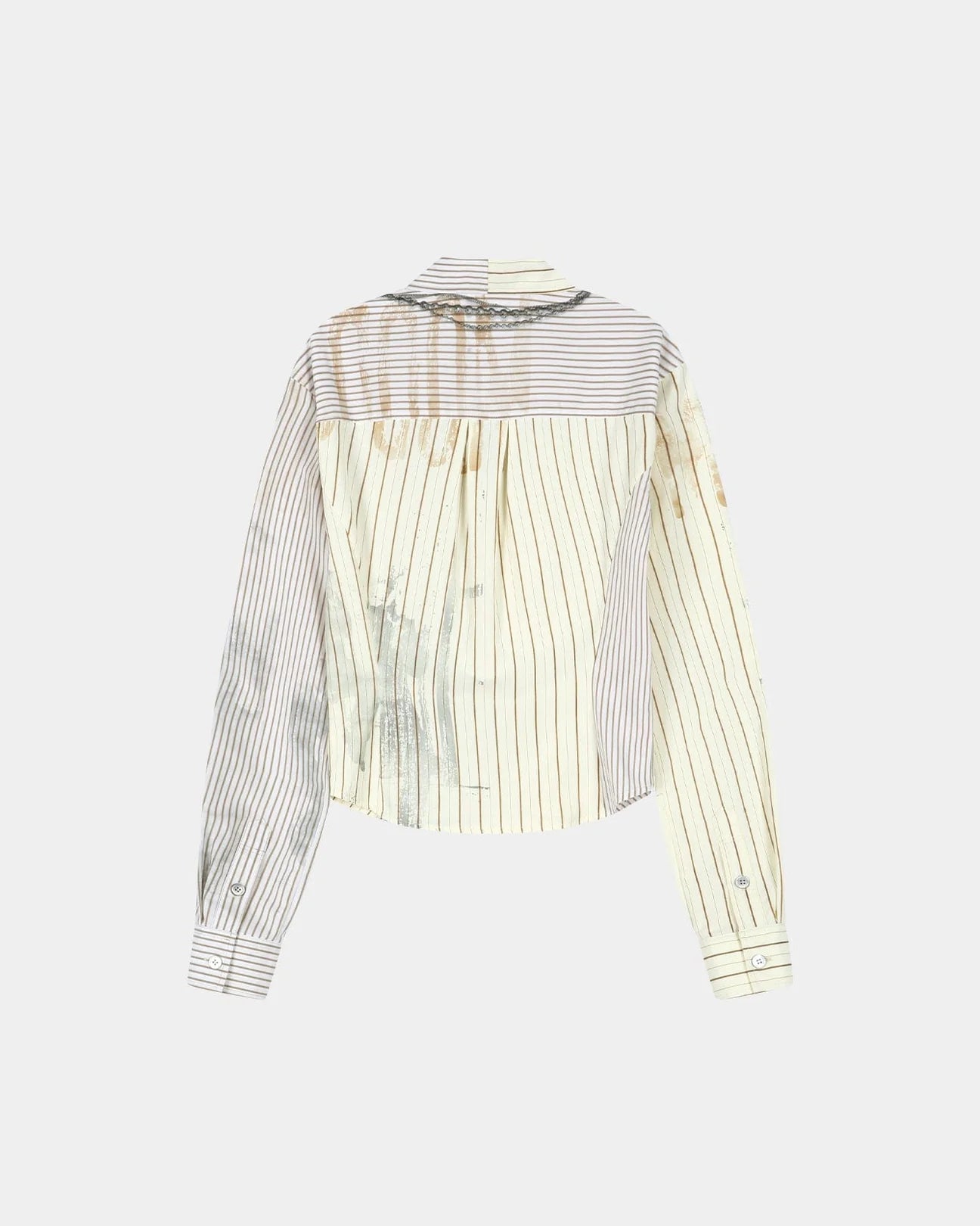 Shirt Necklace & Choker Beige