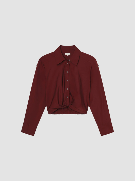 Top Leo Burgundy