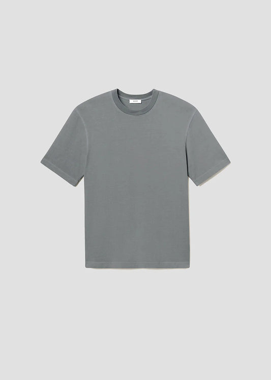 T-shirt Asha Mock Neck Grey