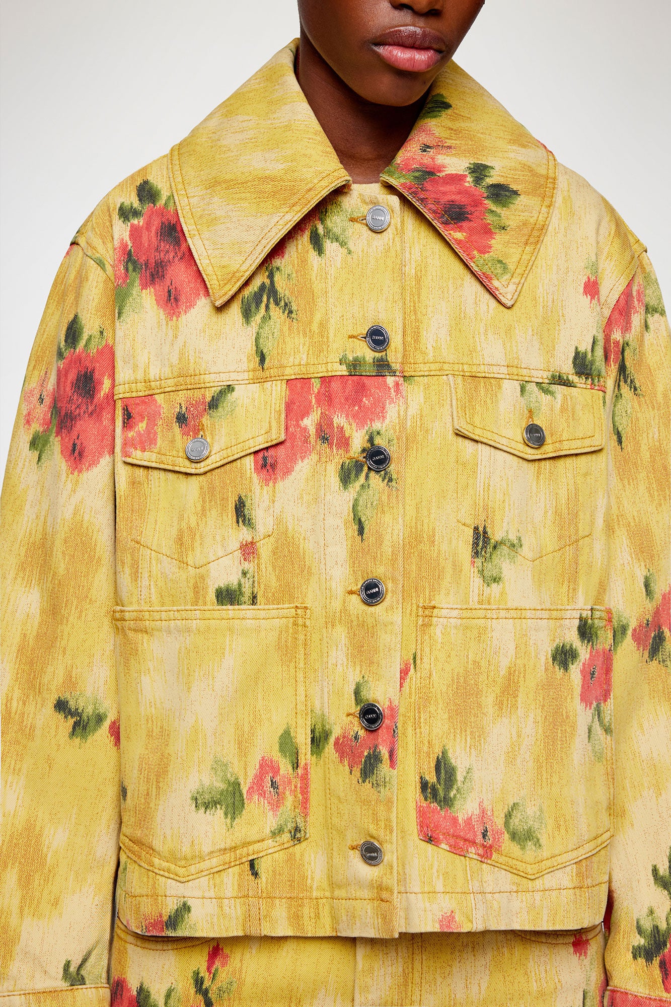 Jacket Denim Vibrant Yellow