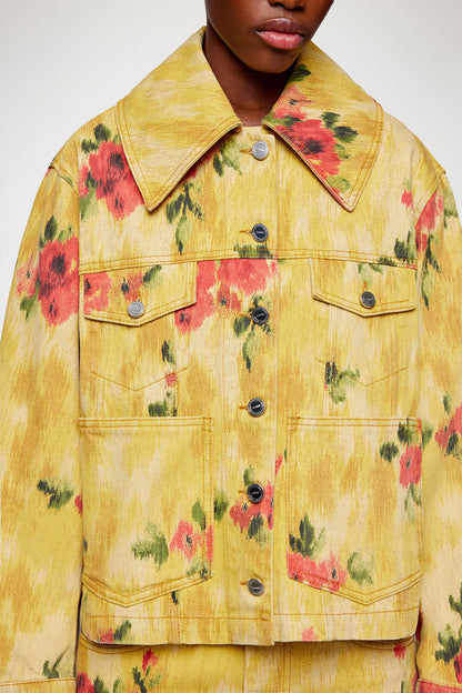 Jacket Denim Vibrant Yellow