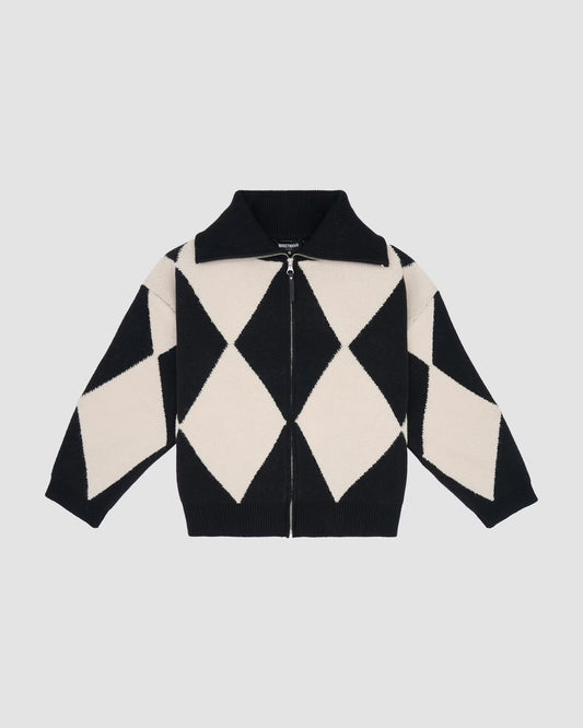 Jacket Yaman Knit Black/Gray