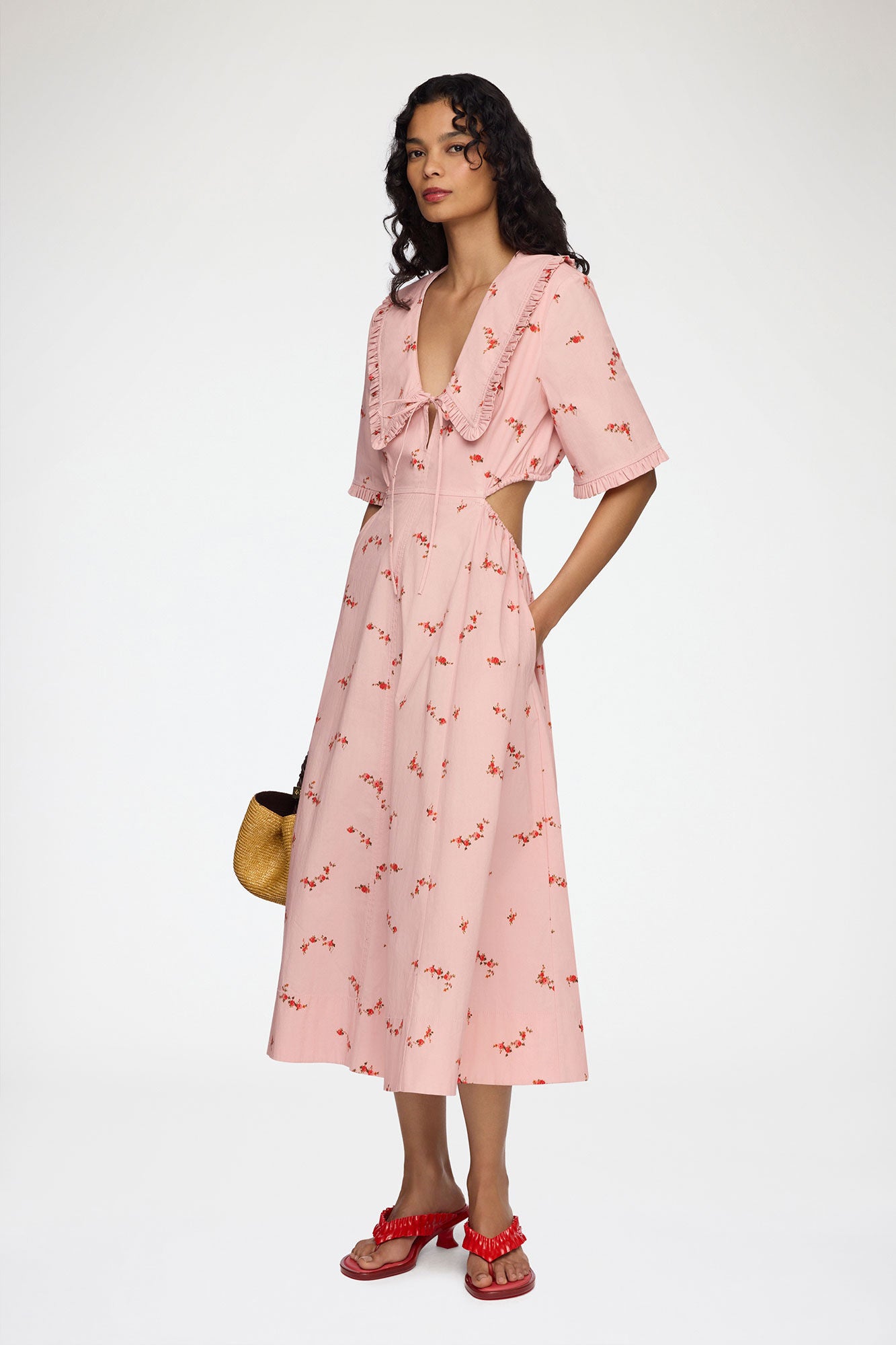 Dress Cut Out Pink