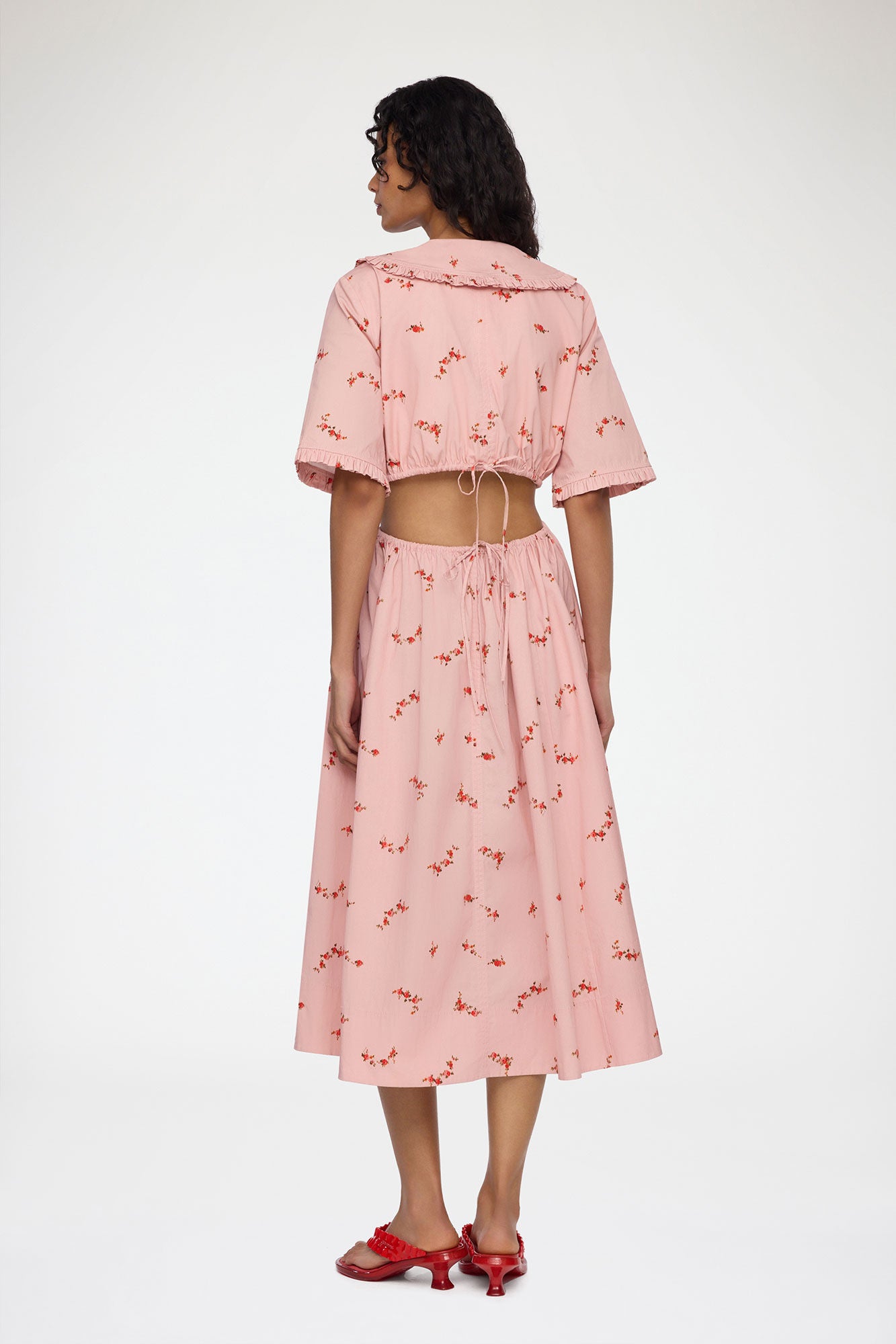Dress Cut Out Pink