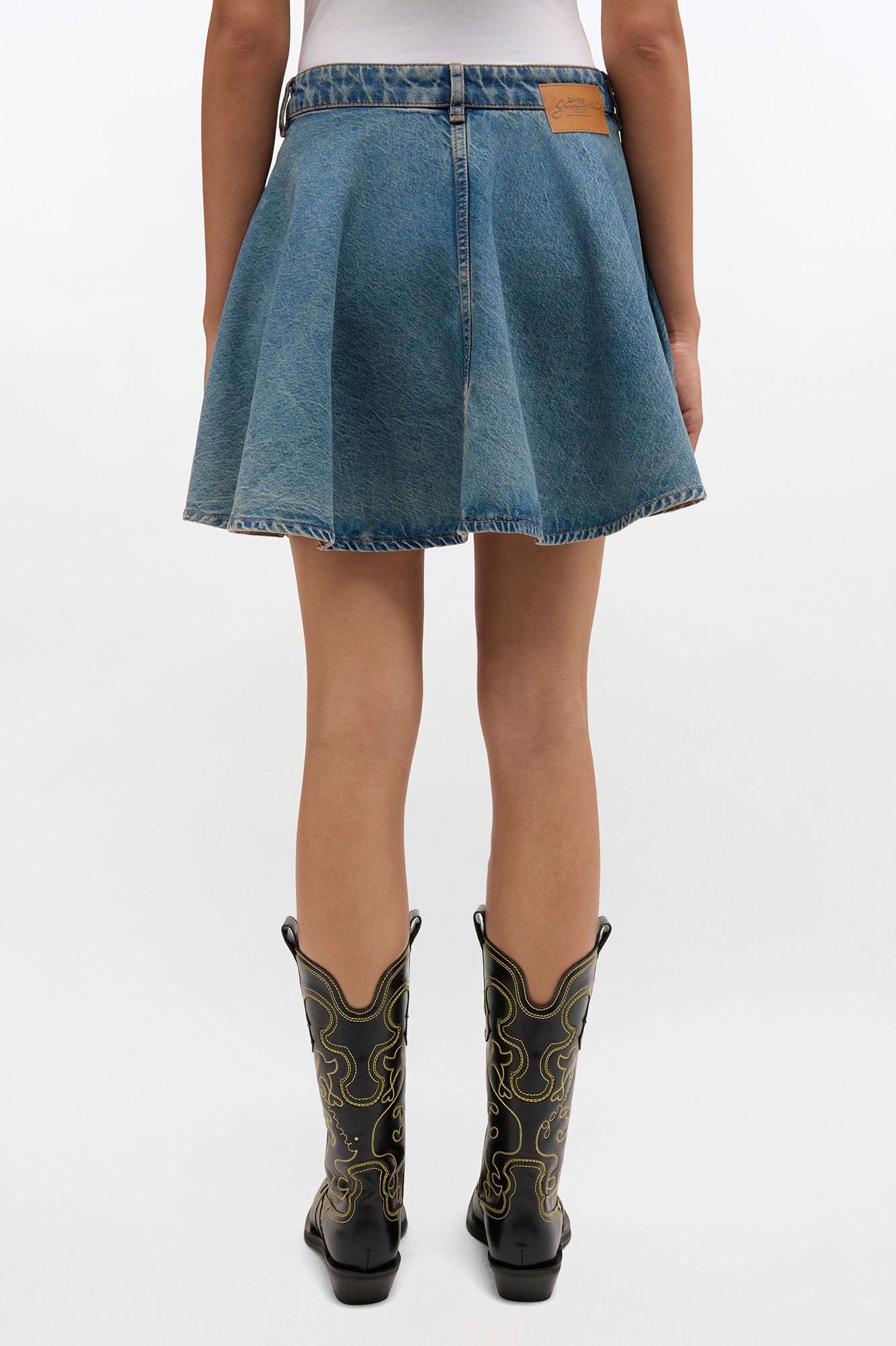 Skirt Rigid Denim Blue