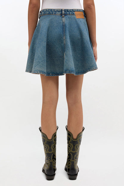 Skirt Rigid Denim Blue