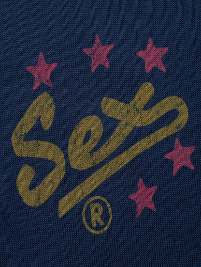 Sweatshirt Spell It Out Blue