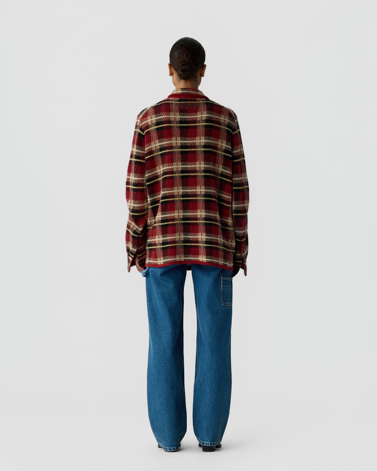 Shirt Plaid Work Carmine