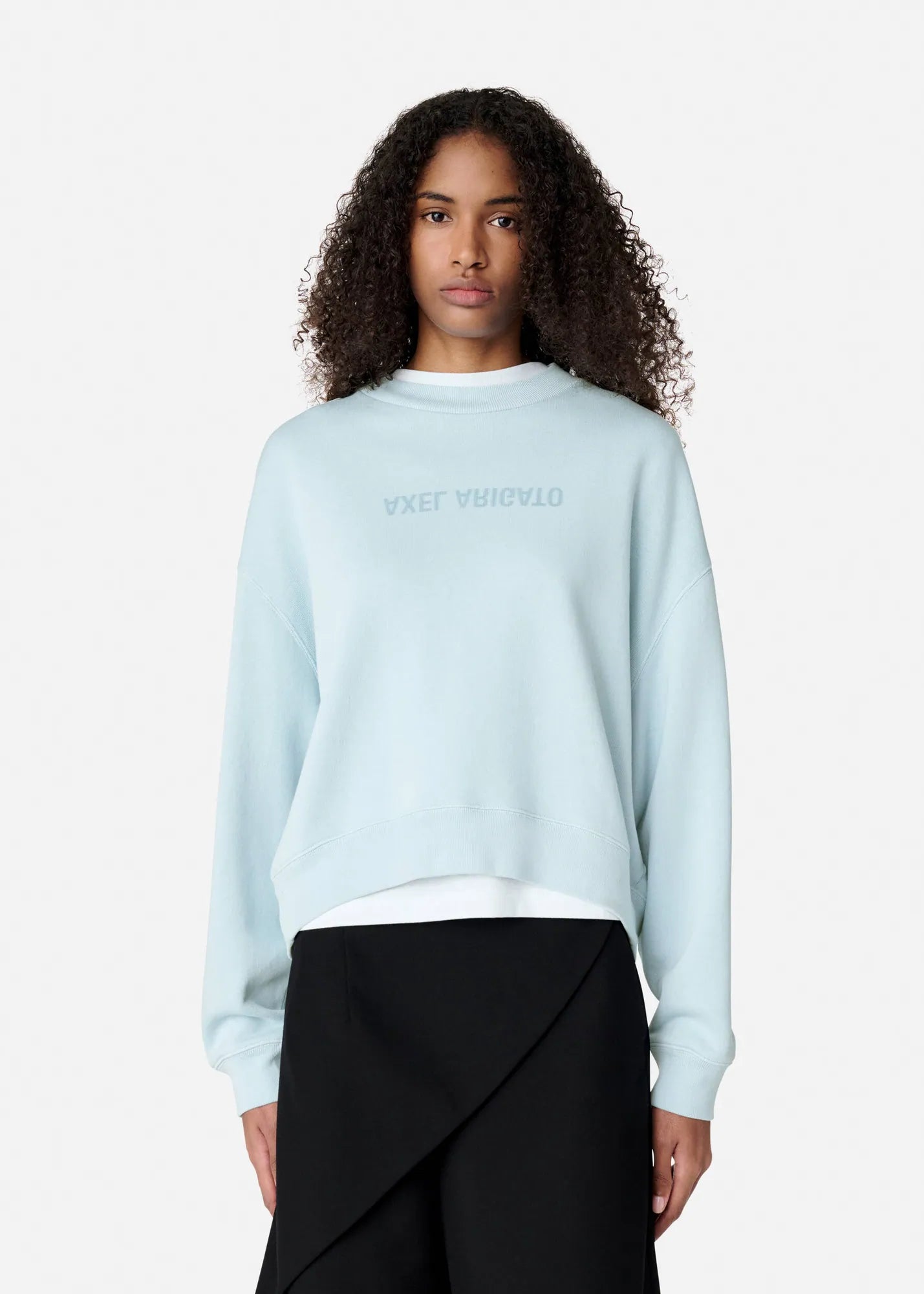 Mikina Distort Washed Ice Blue