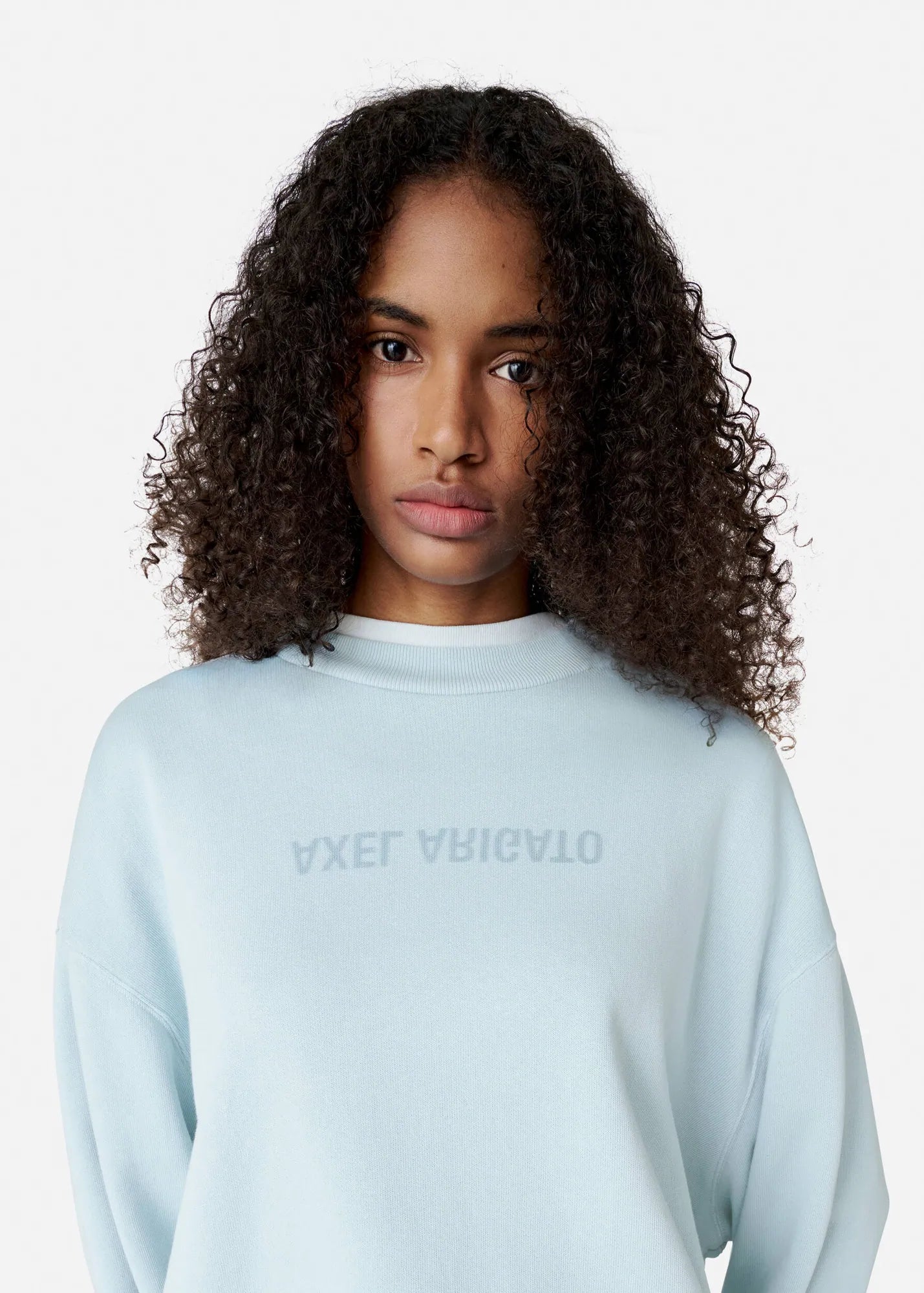 Mikina Distort Washed Ice Blue