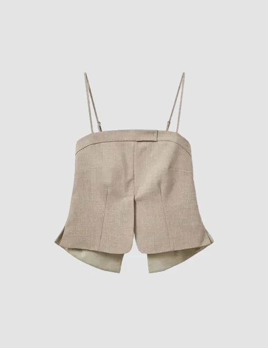 Top Pisano Melange Beige