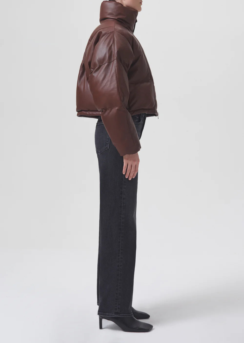 Bunda Edie Leather Puf