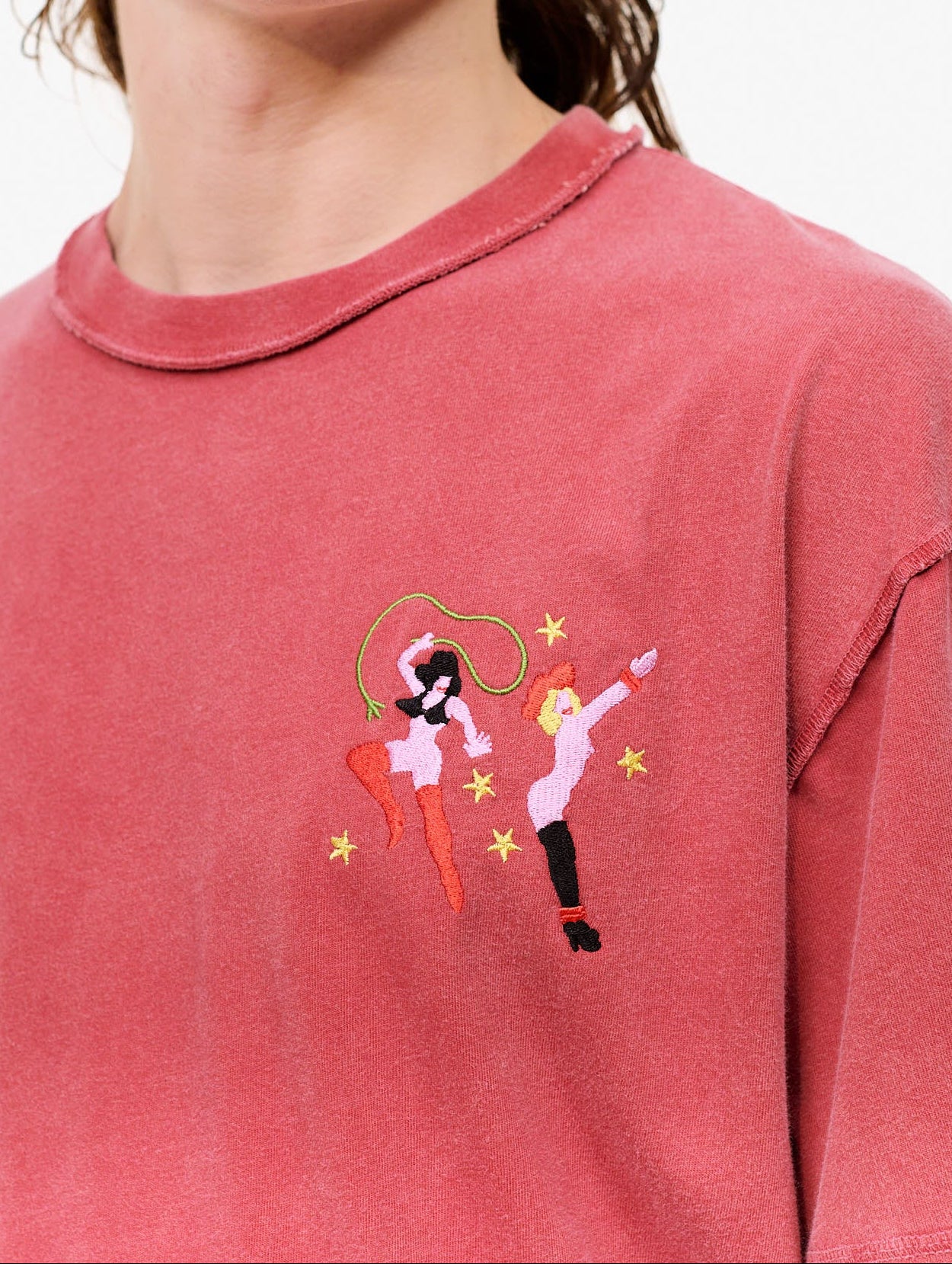 T-shirt Romance Off-Red