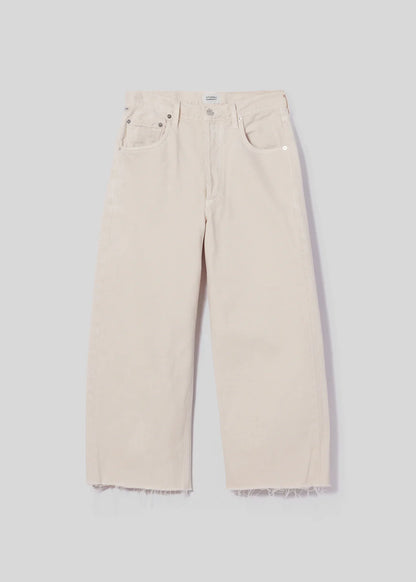 Jeans Ayla Raw Hem Crop Almondette