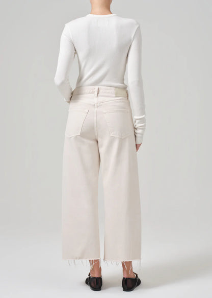 Jeans Ayla Raw Hem Crop Almondette