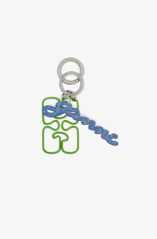 Přívěsek na klíče Strass Signature Green