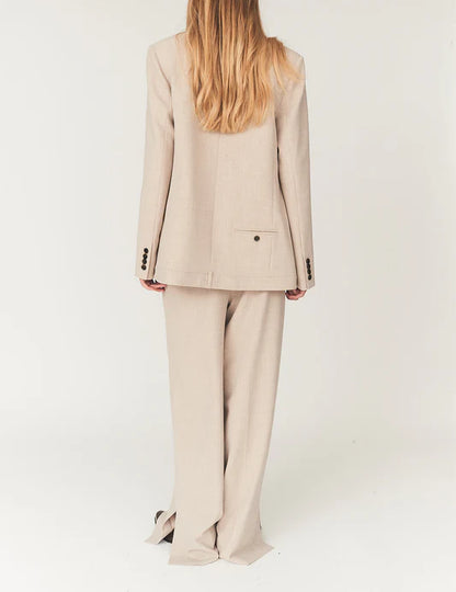 Pants Pisano Melange Beige