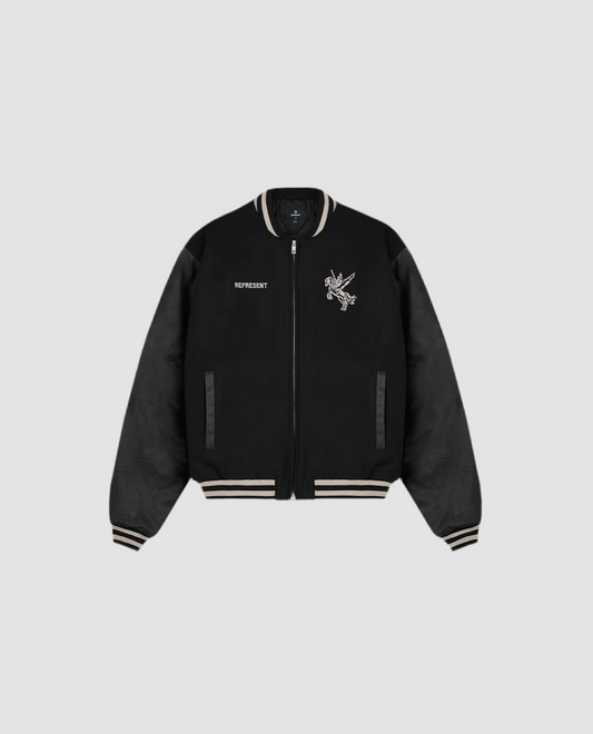 Jacket Mascot Varsity Black