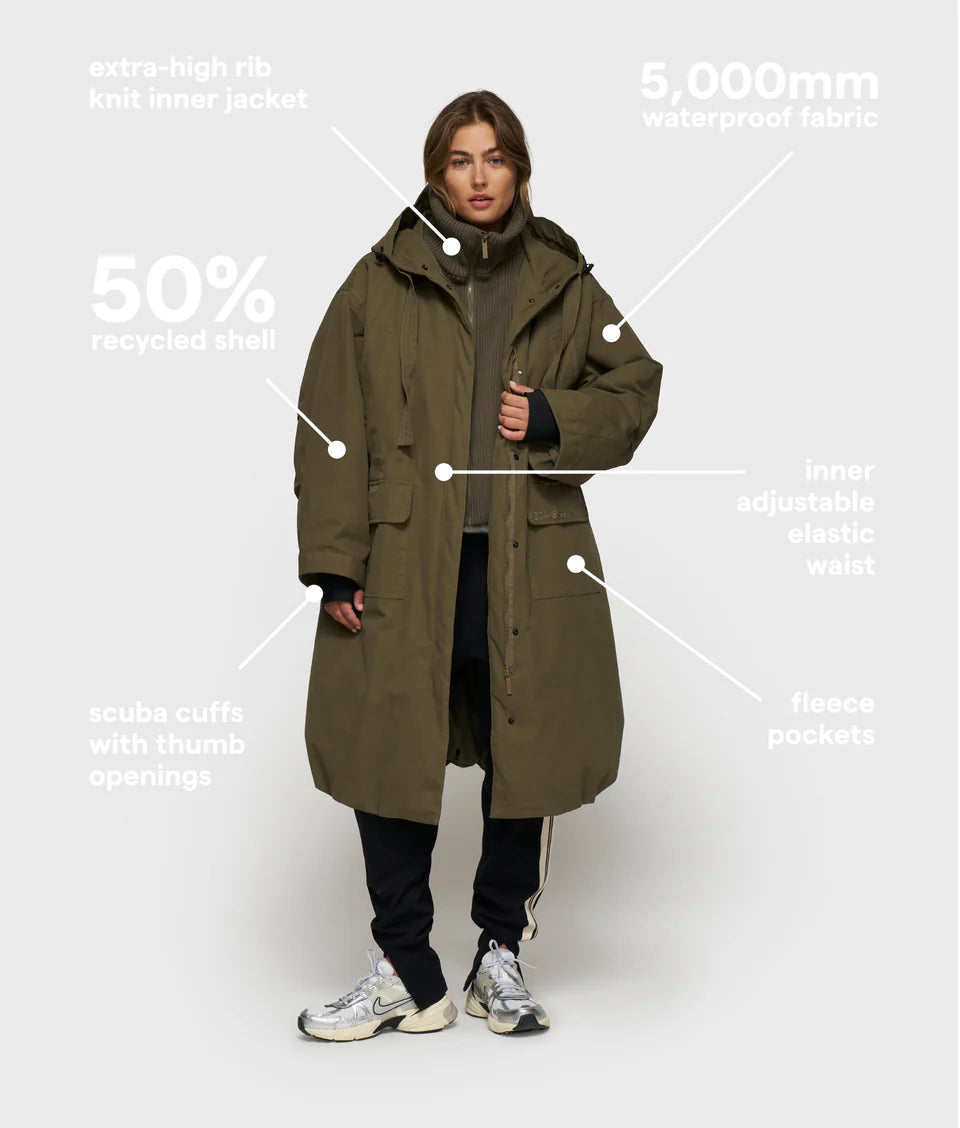 Coat Royal Parka Dark Olive