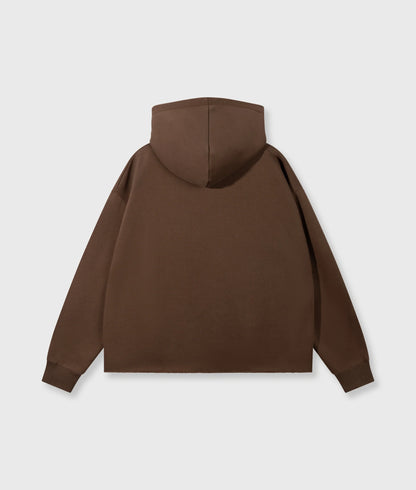 Hoodie Statement Truffle Brown