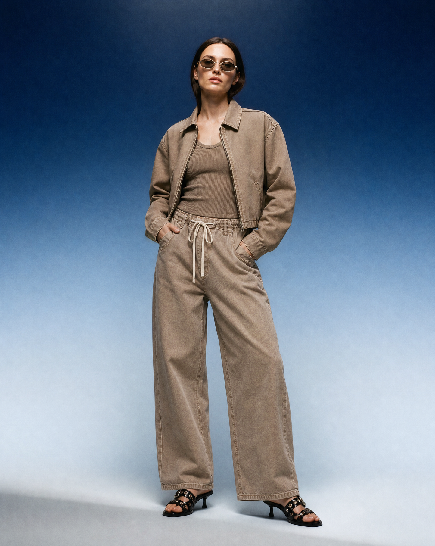 Jacket Nile Denim Trail Beige