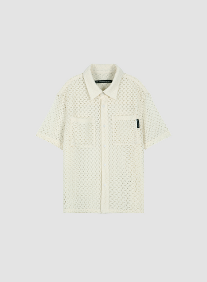 Shirt Tres Sheer Knitted Ecru