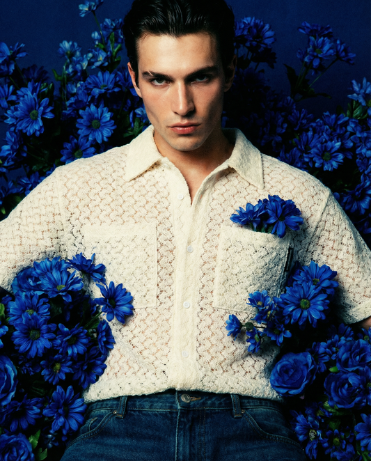 Shirt Tres Sheer Knitted Ecru