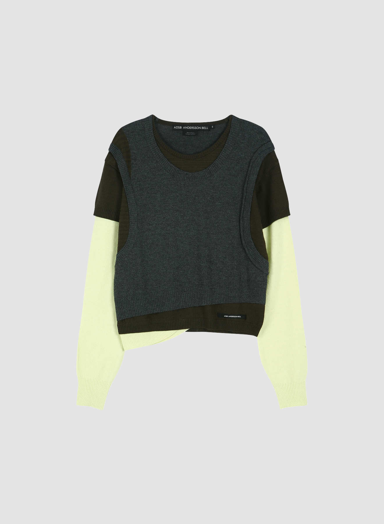 Sweater Tres Over Layered Green